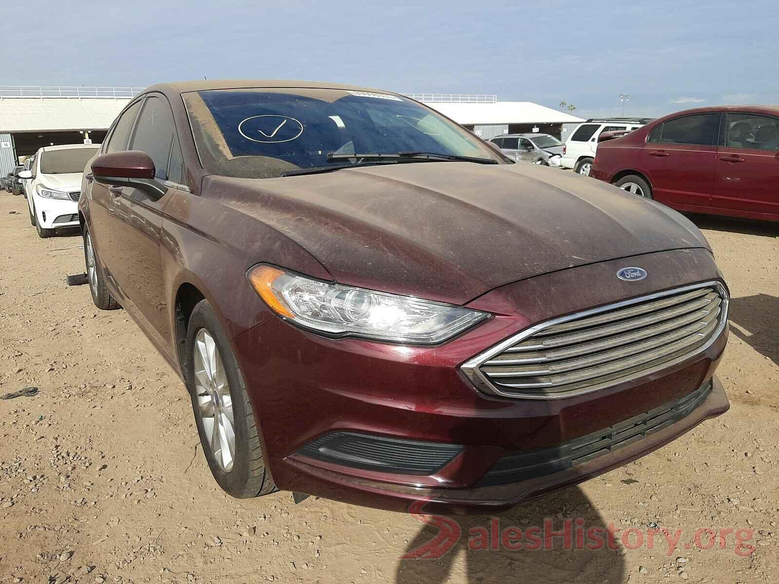 3FA6P0HD6HR313374 2017 FORD FUSION