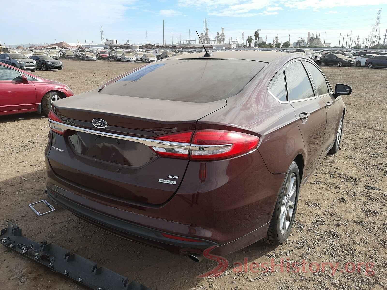 3FA6P0HD6HR313374 2017 FORD FUSION