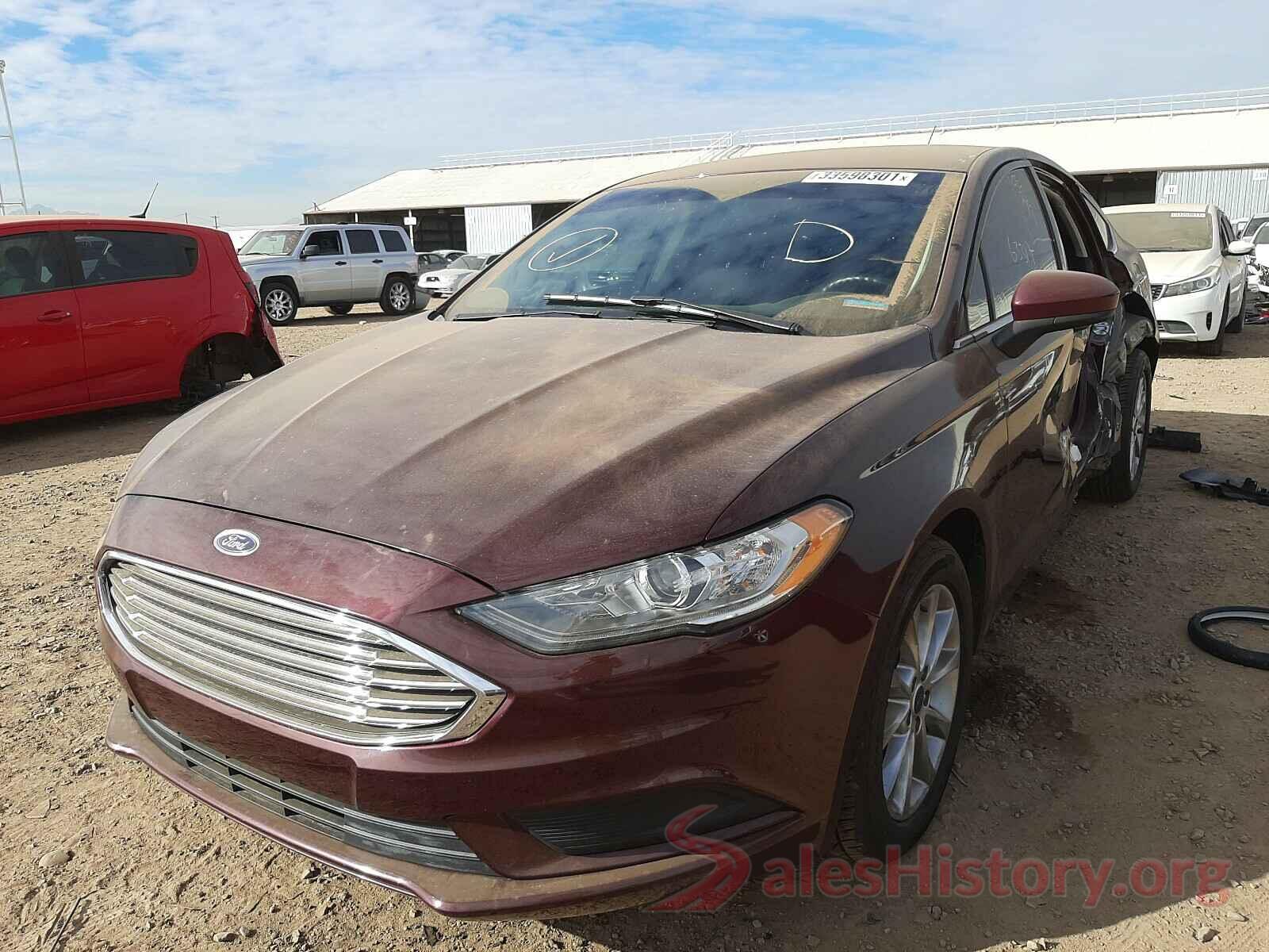 3FA6P0HD6HR313374 2017 FORD FUSION