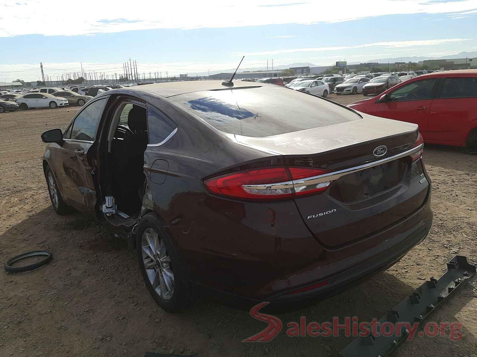 3FA6P0HD6HR313374 2017 FORD FUSION