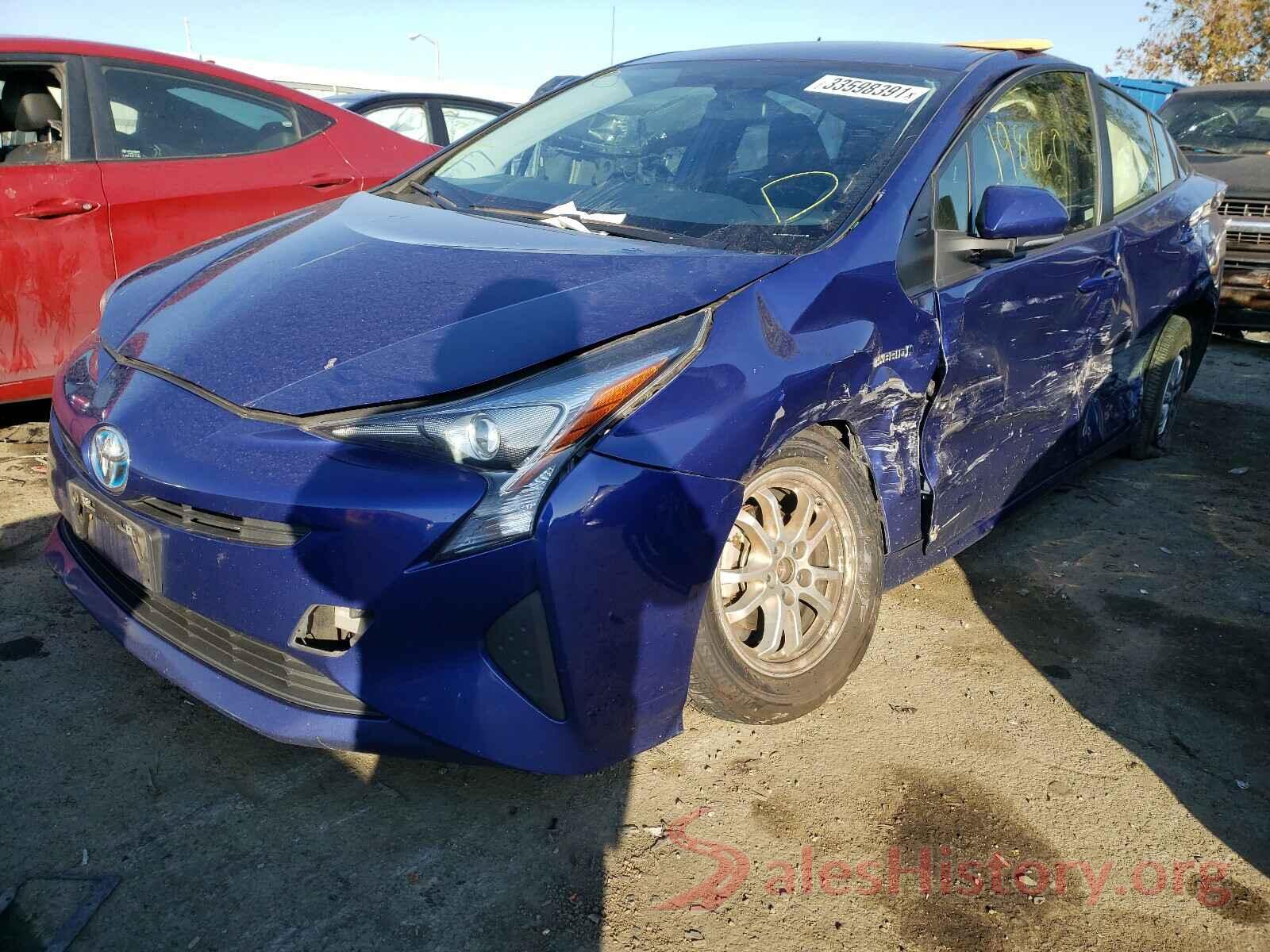 JTDKBRFU5G3526540 2016 TOYOTA PRIUS