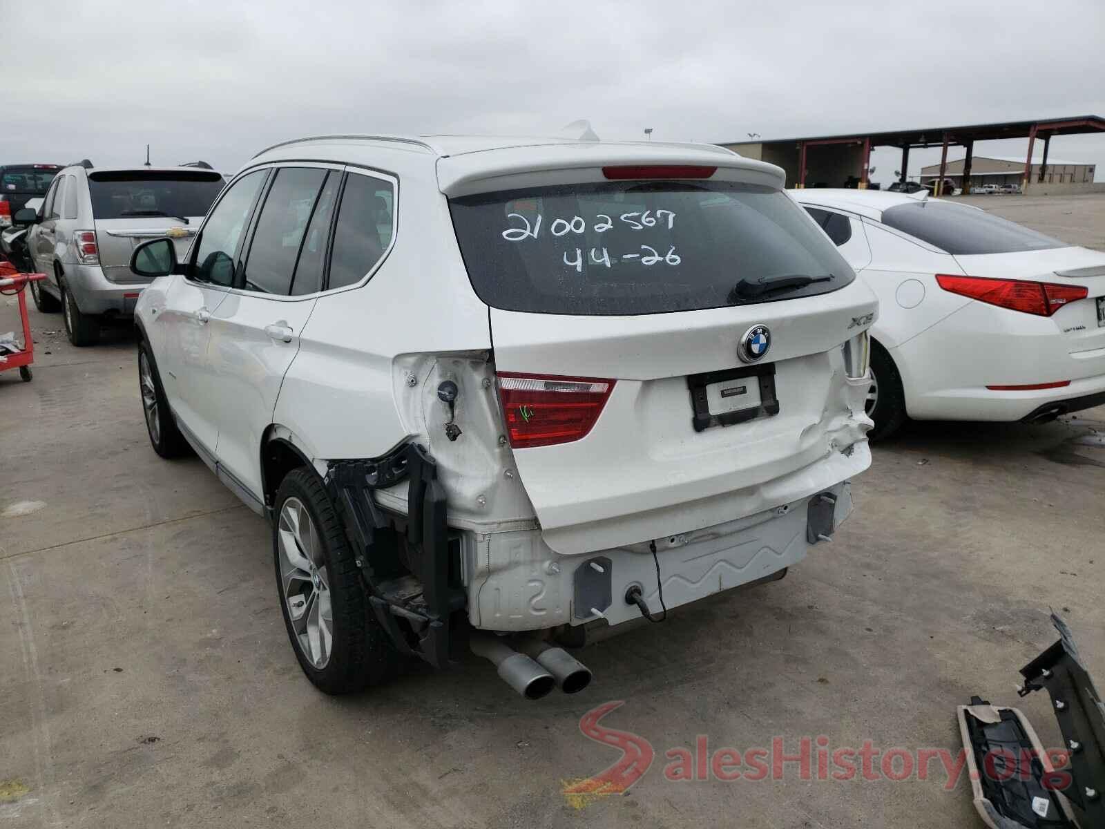 5UXWX9C58G0D80119 2016 BMW X3