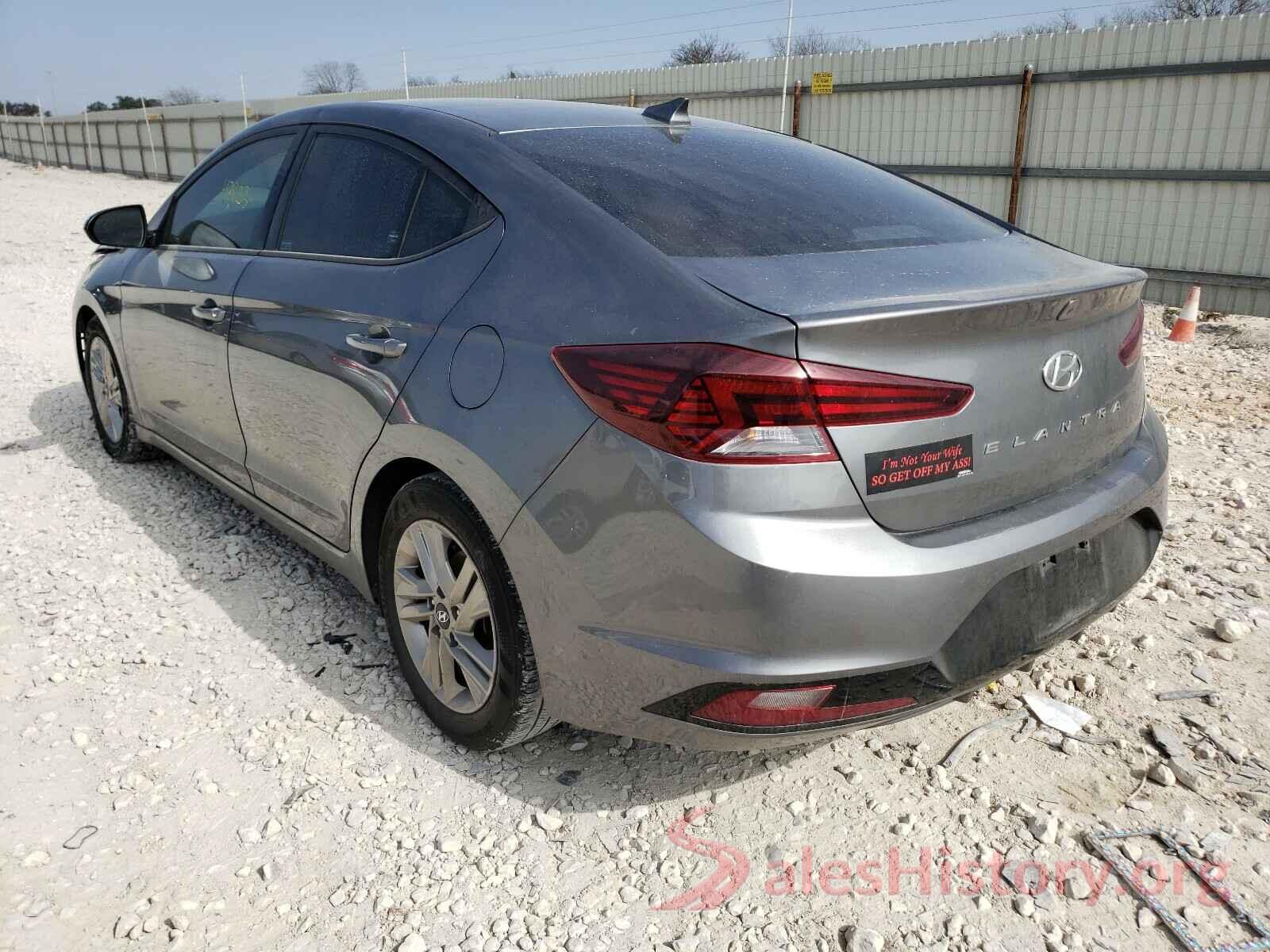 5NPD84LF2KH468268 2019 HYUNDAI ELANTRA