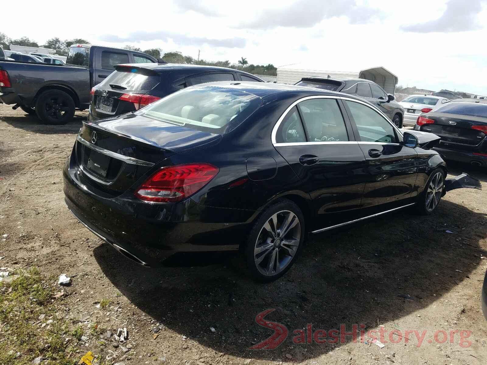 55SWF4JB4HU207650 2017 MERCEDES-BENZ C CLASS