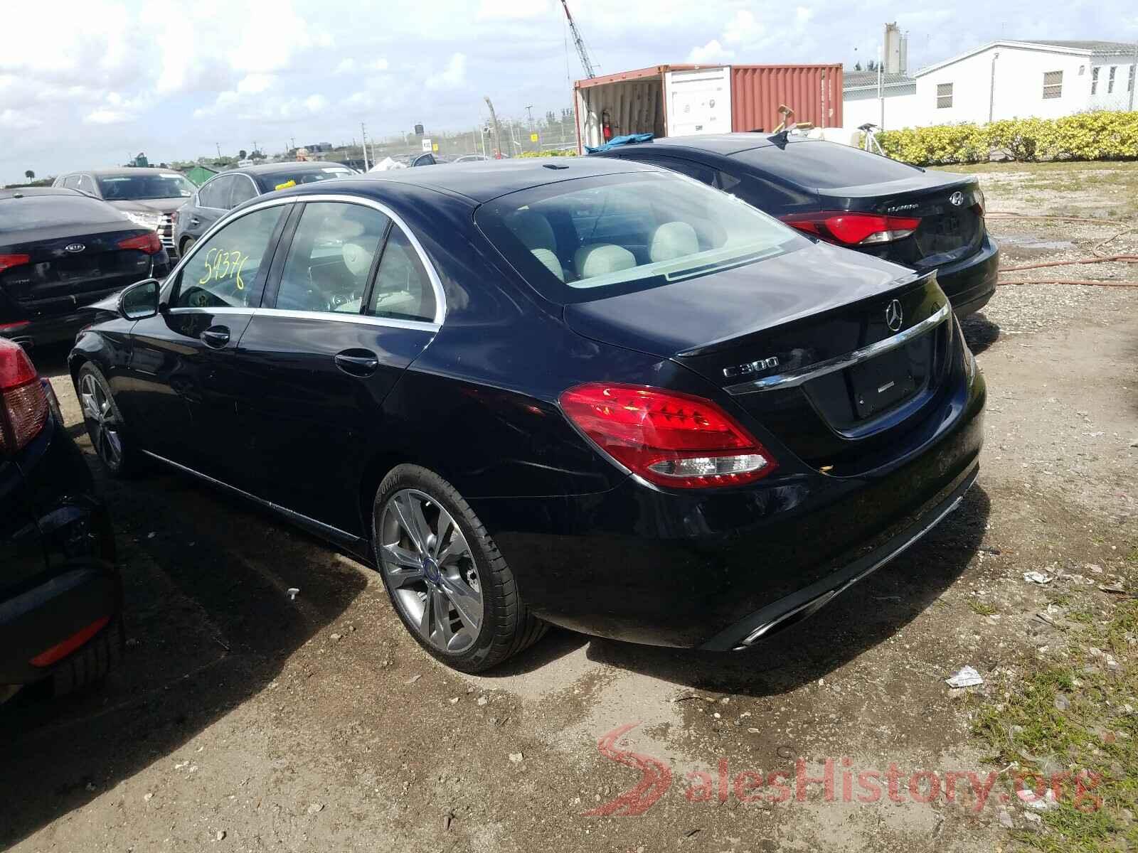 55SWF4JB4HU207650 2017 MERCEDES-BENZ C CLASS