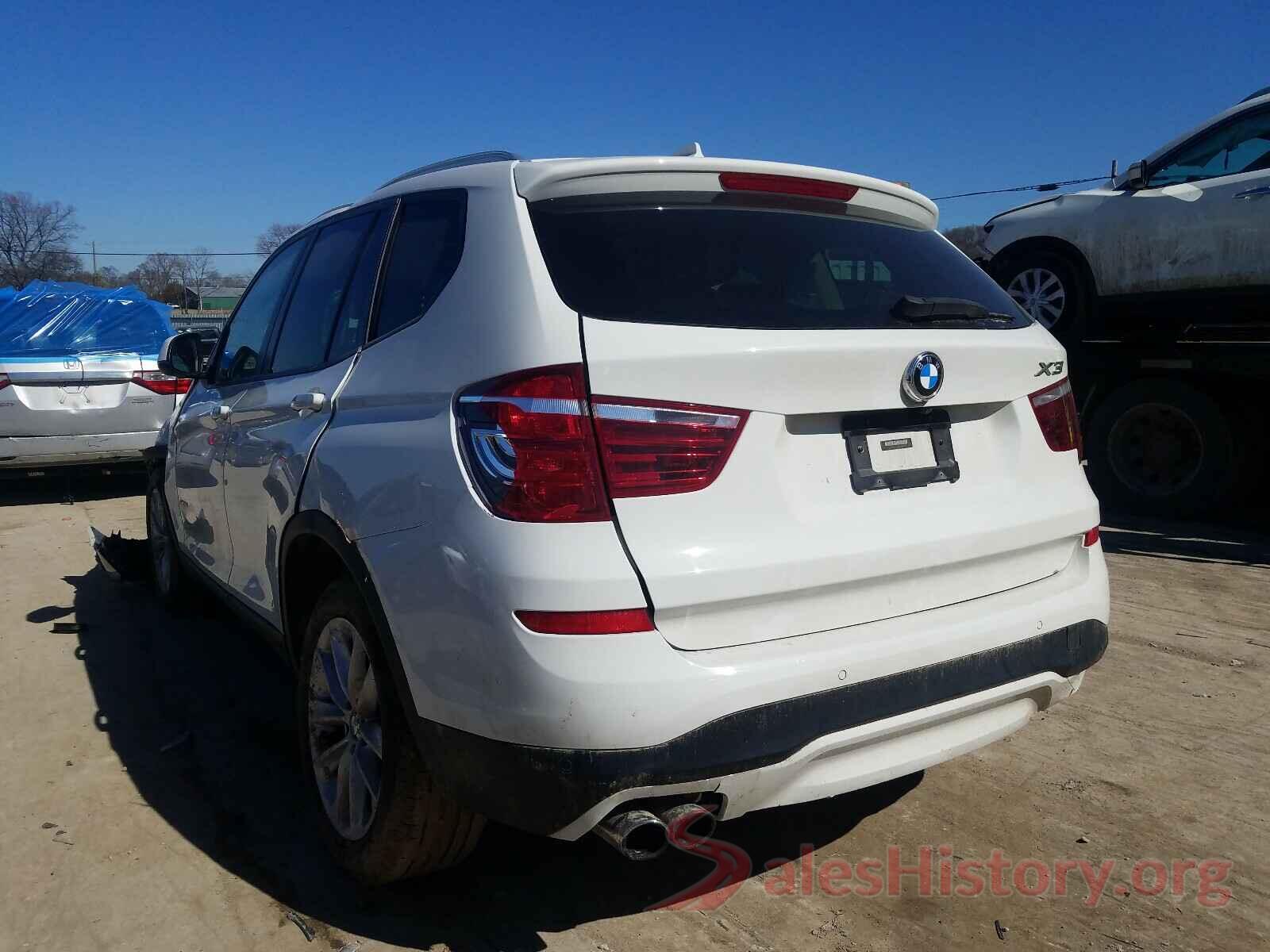 5UXWZ7C31H0V88922 2017 BMW X3