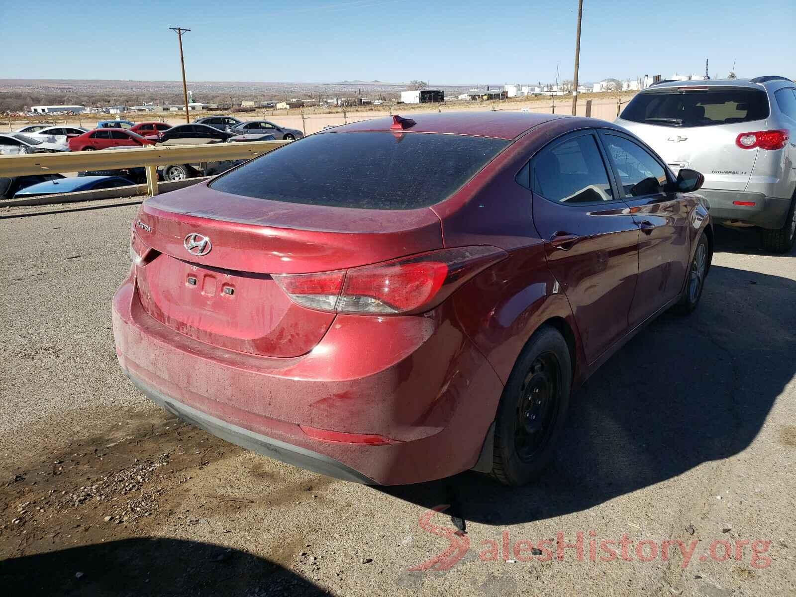 5NPDH4AEXGH693376 2016 HYUNDAI ELANTRA