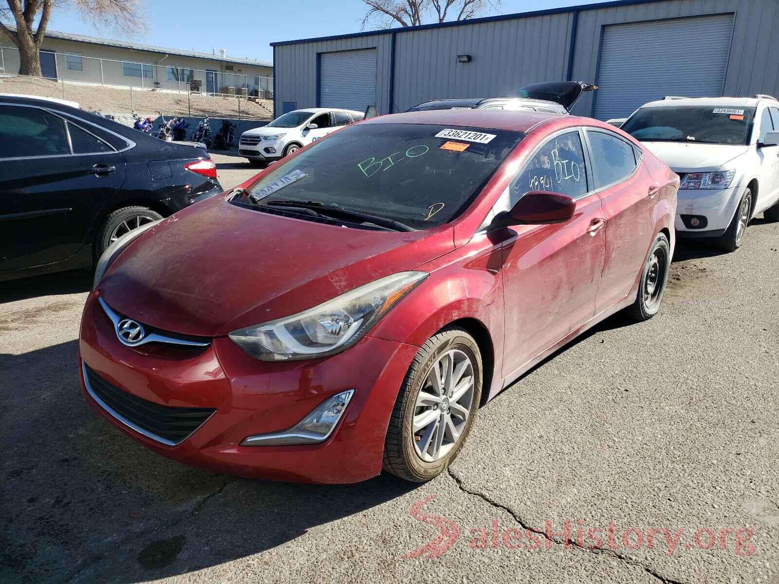 5NPDH4AEXGH693376 2016 HYUNDAI ELANTRA