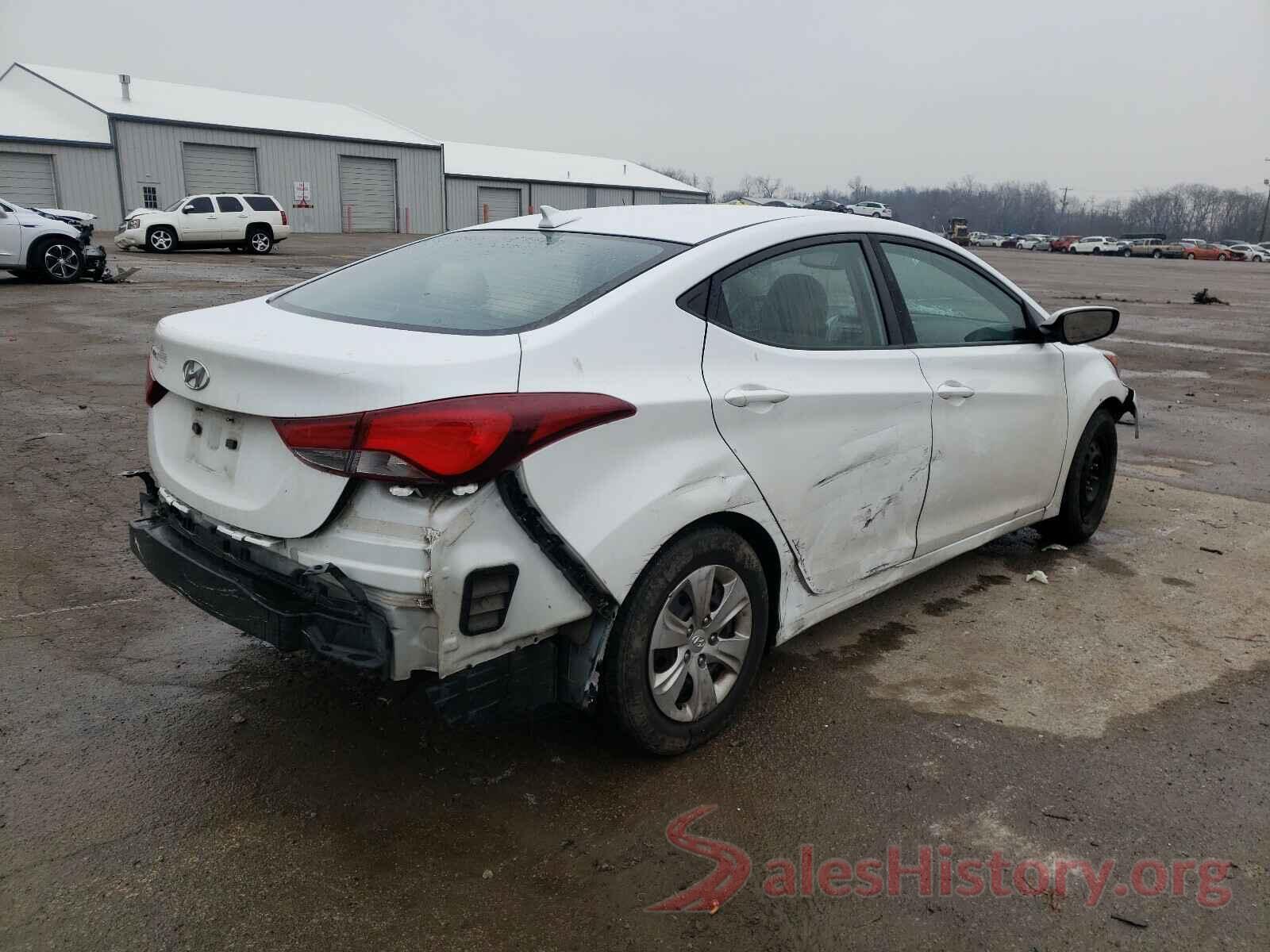 5NPDH4AEXGH758100 2016 HYUNDAI ELANTRA