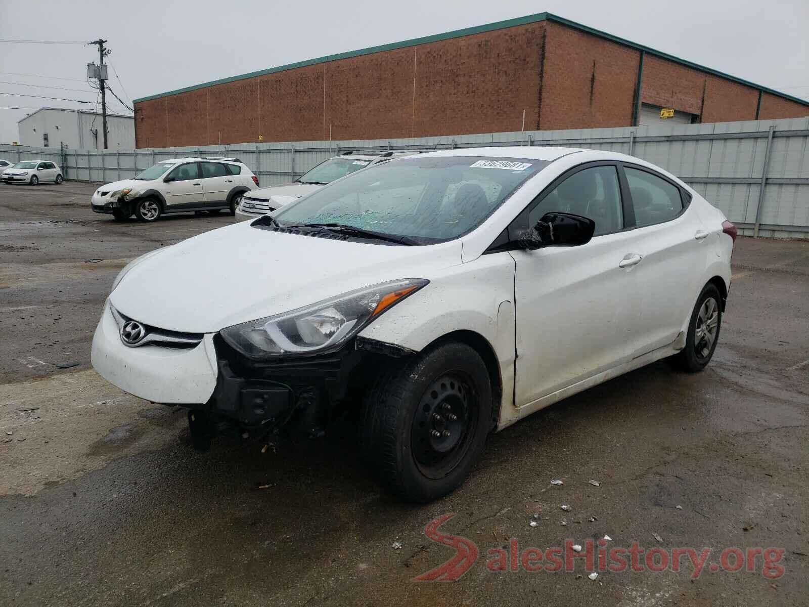 5NPDH4AEXGH758100 2016 HYUNDAI ELANTRA