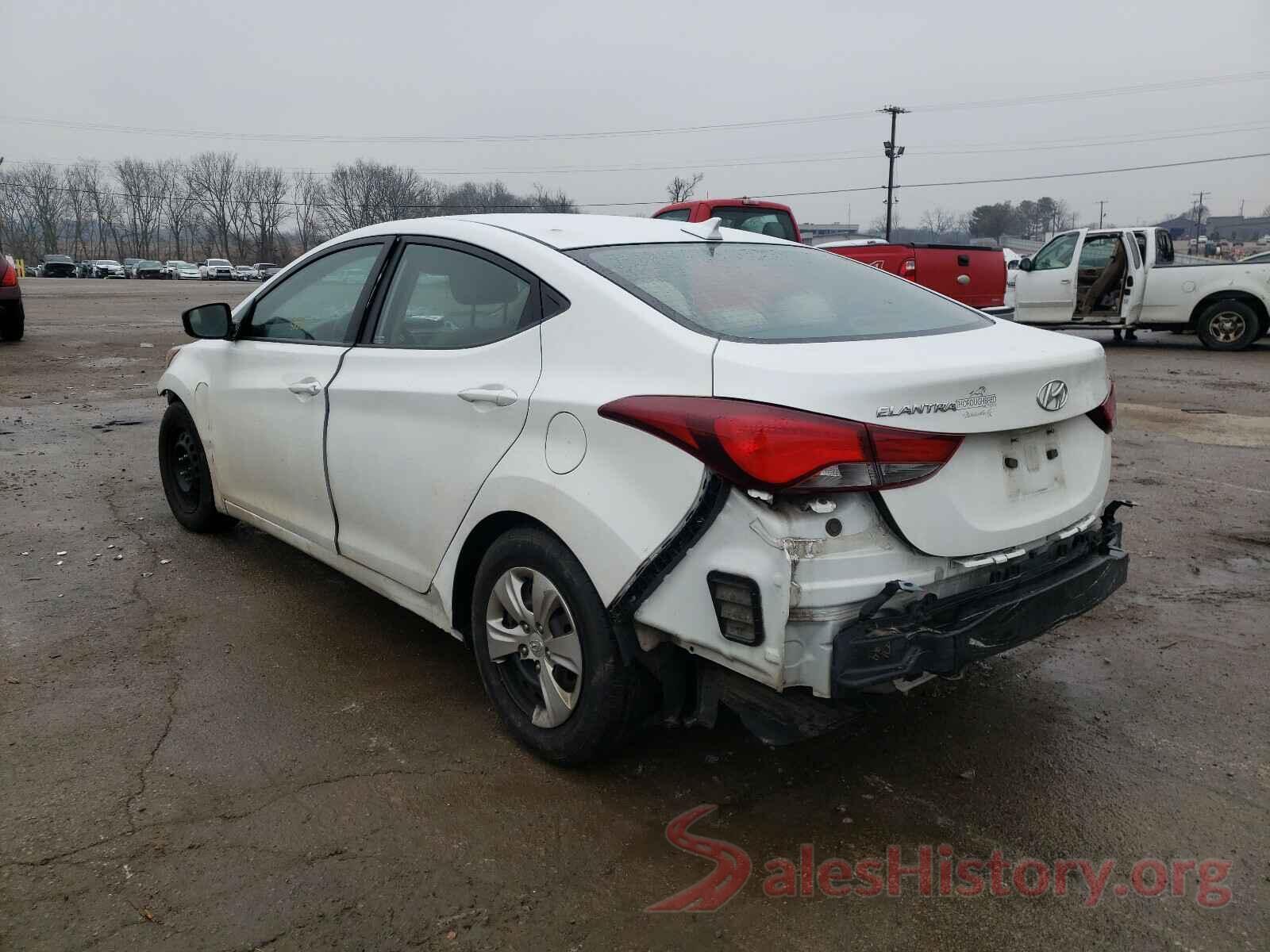 5NPDH4AEXGH758100 2016 HYUNDAI ELANTRA