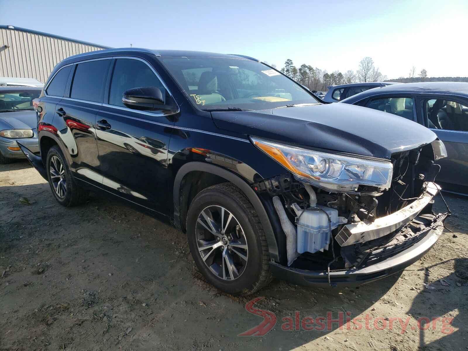 5TDKKRFH7GS141188 2016 TOYOTA HIGHLANDER