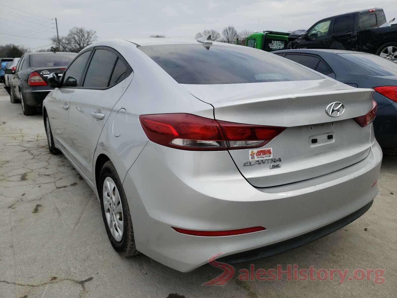 5NPD74LF8HH176121 2017 HYUNDAI ELANTRA