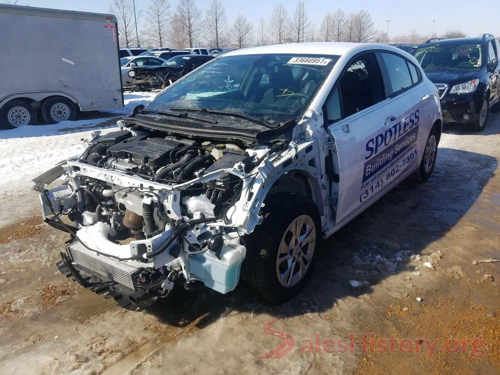 3G1BC6SM4KS608482 2019 CHEVROLET CRUZE