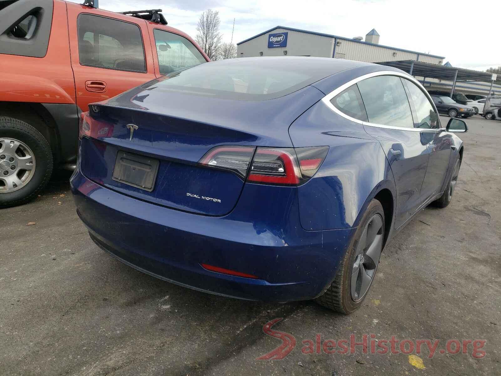 5YJ3E1EB8KF211000 2019 TESLA MODEL 3