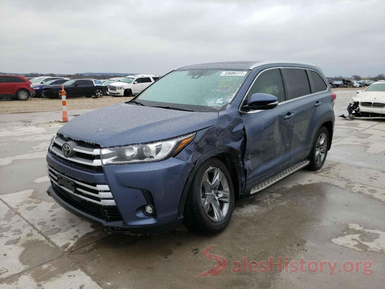 5TDDZRFH7KS951336 2019 TOYOTA HIGHLANDER