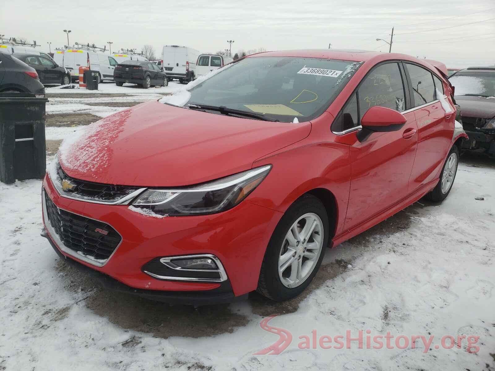 3G1BE6SM1JS579127 2018 CHEVROLET CRUZE