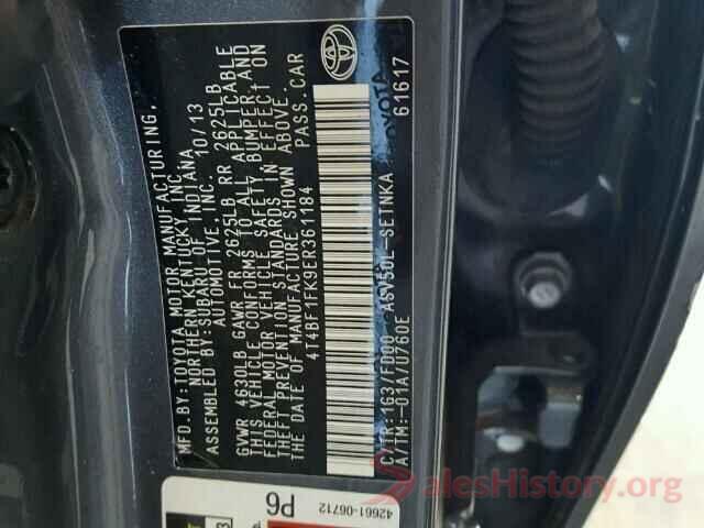 4T4BF1FK9ER361184 2014 TOYOTA CAMRY