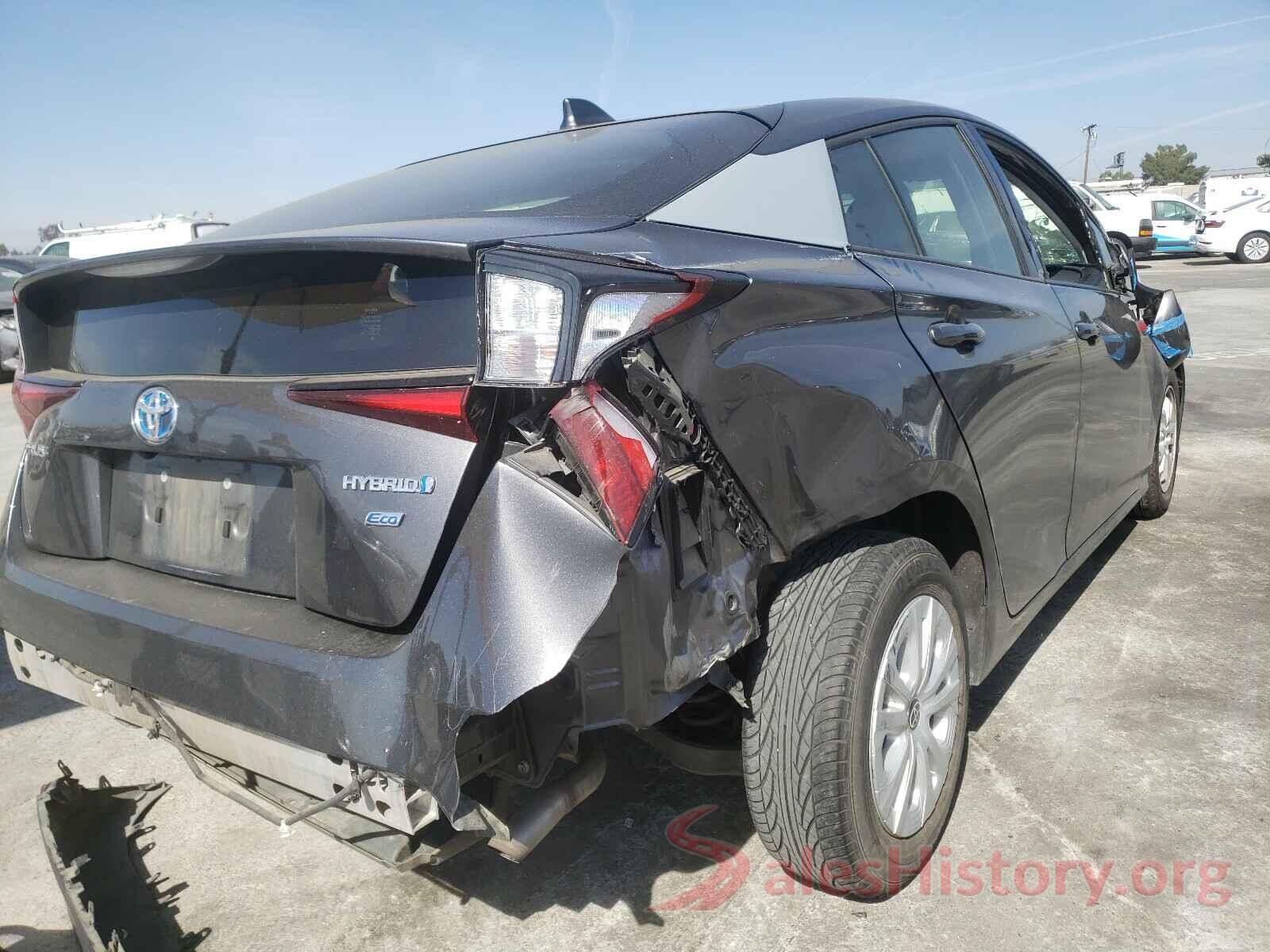 JTDKARFU2L3114203 2020 TOYOTA PRIUS