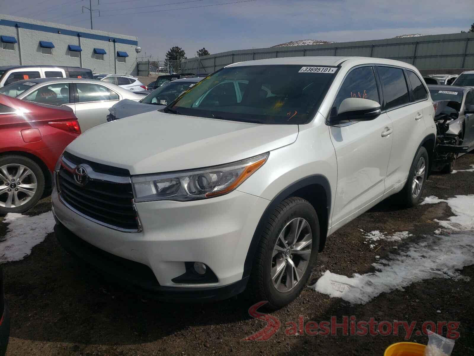 5TDBKRFH9GS342820 2016 TOYOTA HIGHLANDER