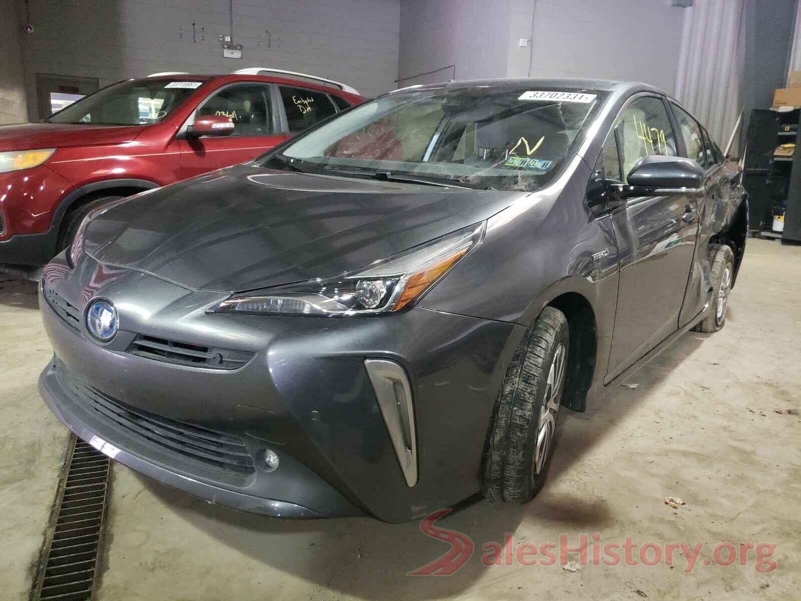 JTDL9RFU7K3008406 2019 TOYOTA PRIUS