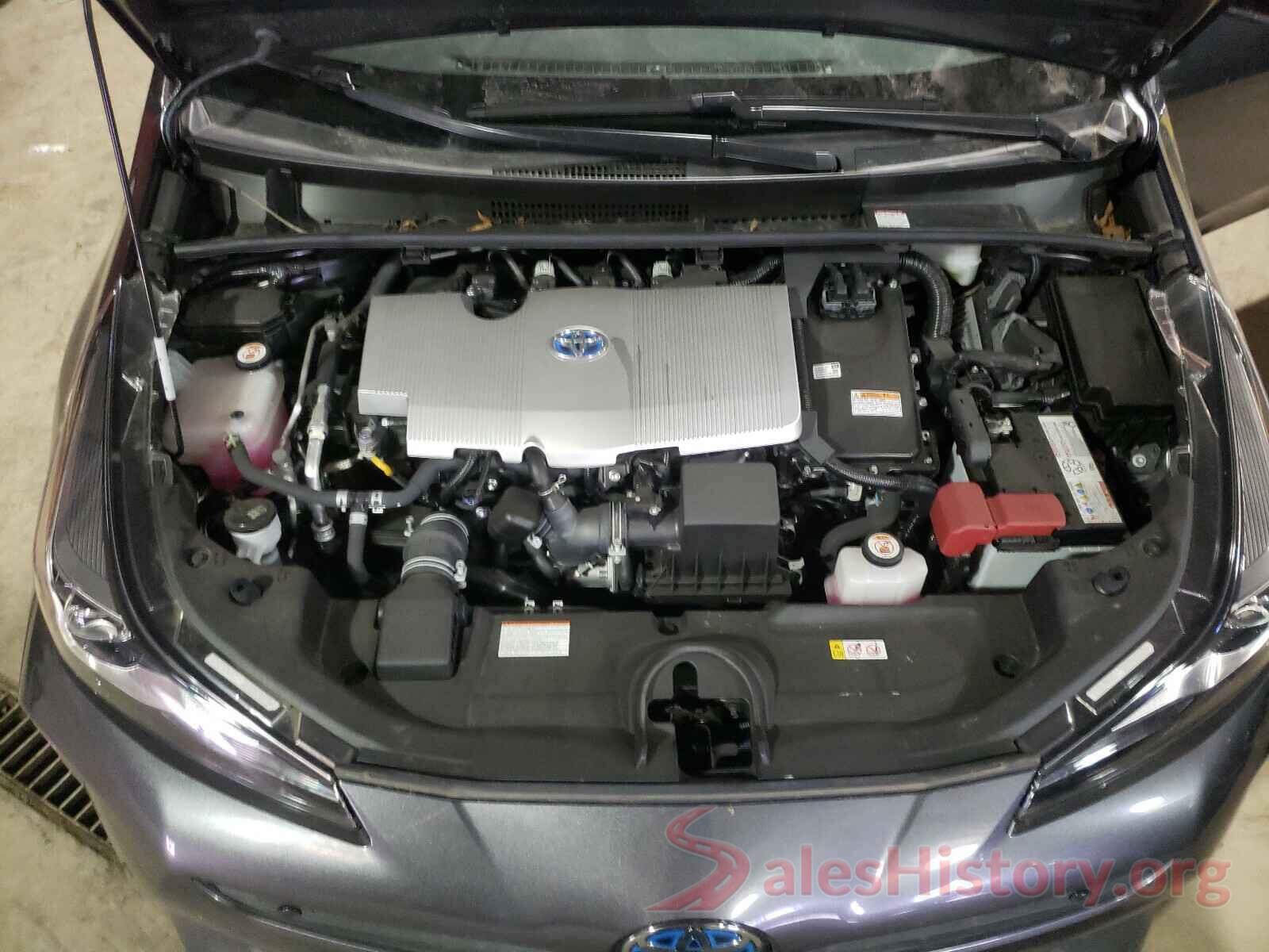 JTDL9RFU7K3008406 2019 TOYOTA PRIUS