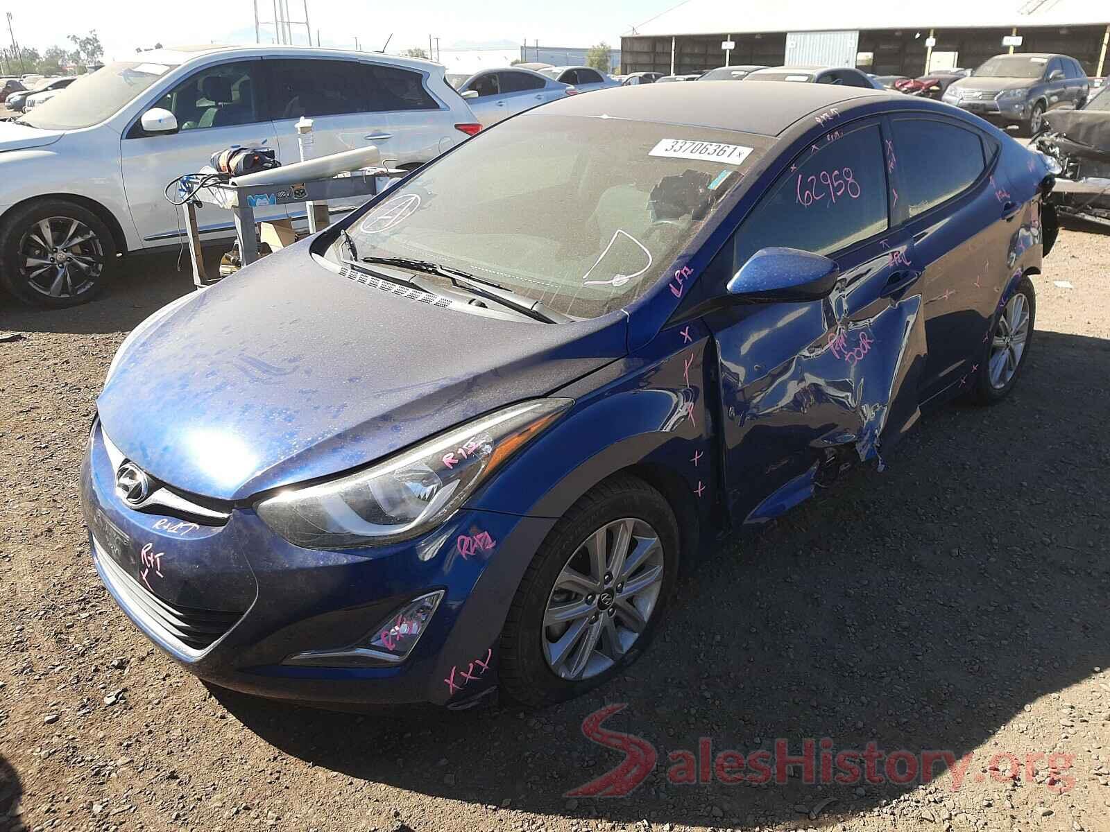 5NPDH4AE4GH724959 2016 HYUNDAI ELANTRA