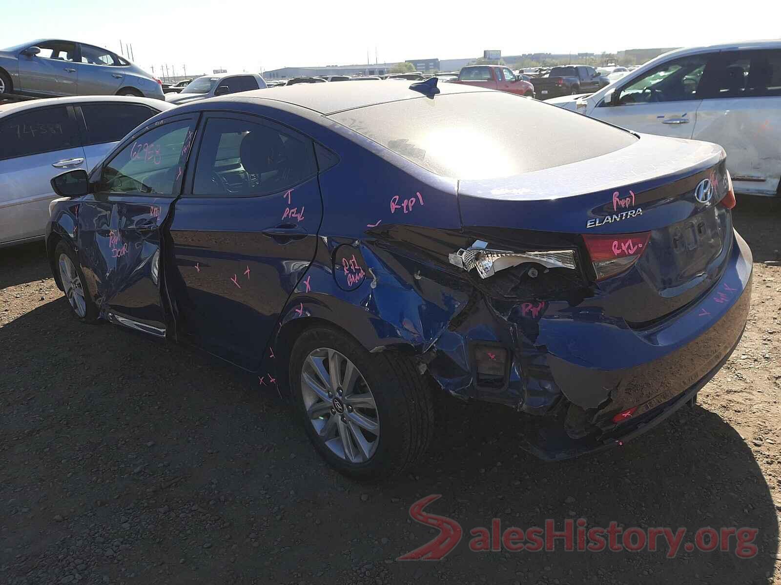 5NPDH4AE4GH724959 2016 HYUNDAI ELANTRA