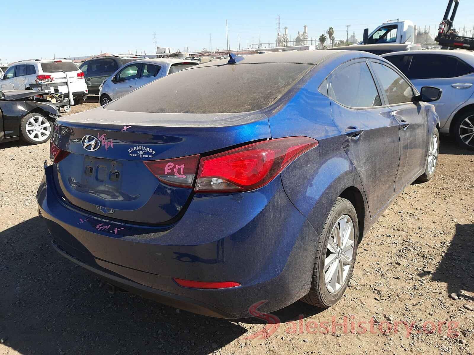 5NPDH4AE4GH724959 2016 HYUNDAI ELANTRA