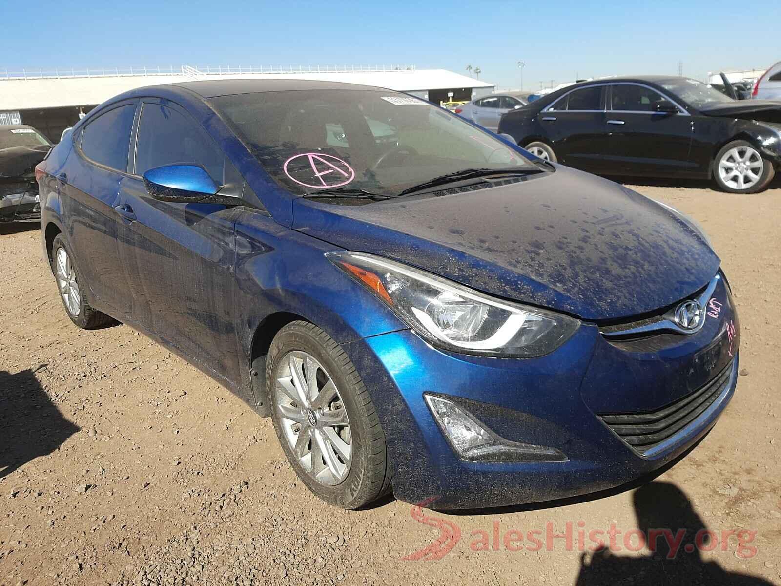 5NPDH4AE4GH724959 2016 HYUNDAI ELANTRA