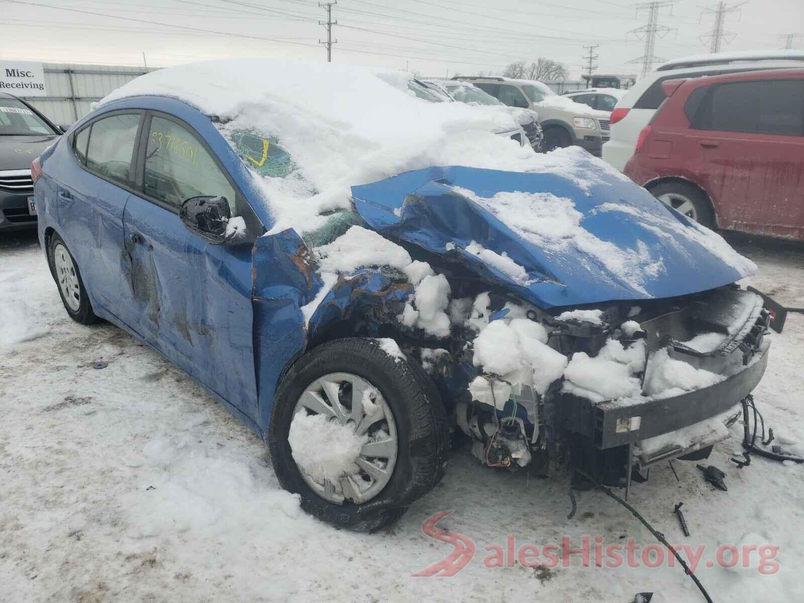 5NPD74LFXHH212259 2017 HYUNDAI ELANTRA