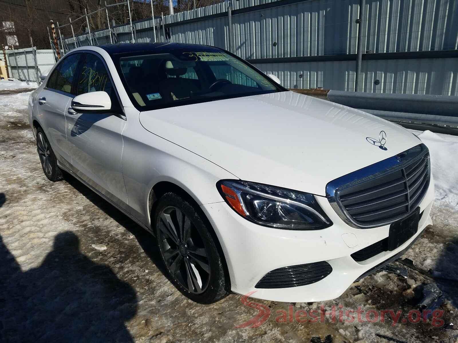 55SWF4KBXHU187242 2017 MERCEDES-BENZ C CLASS