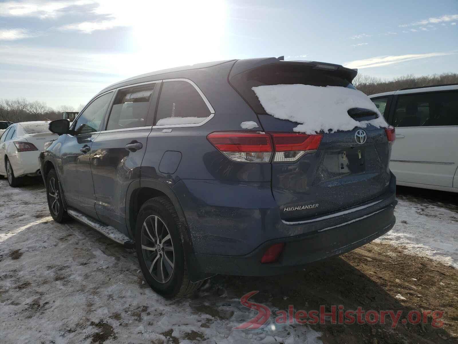 5TDKZRFH4KS300849 2019 TOYOTA HIGHLANDER