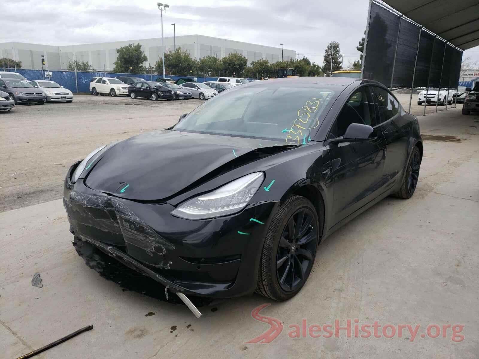 5YJ3E1EA7JF004460 2018 TESLA MODEL 3