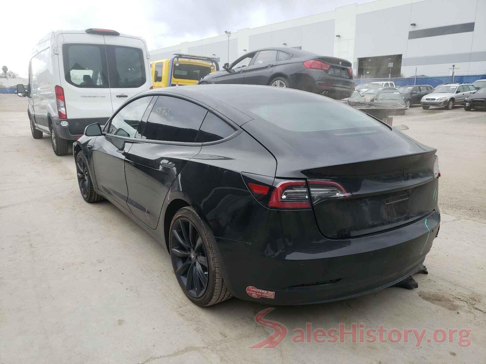 5YJ3E1EA7JF004460 2018 TESLA MODEL 3