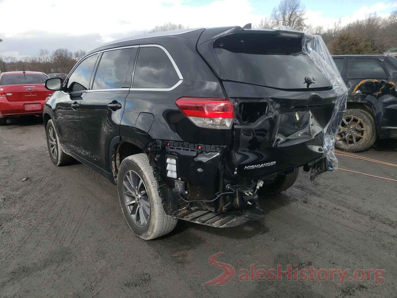 5TDKZRFH8KS319775 2019 TOYOTA HIGHLANDER