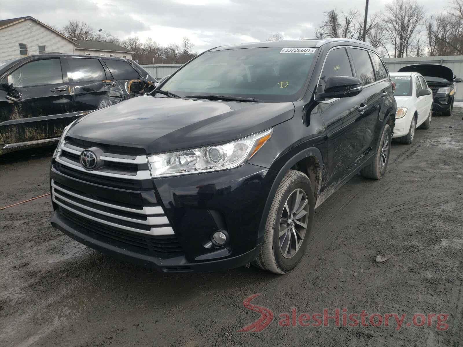 5TDKZRFH8KS319775 2019 TOYOTA HIGHLANDER