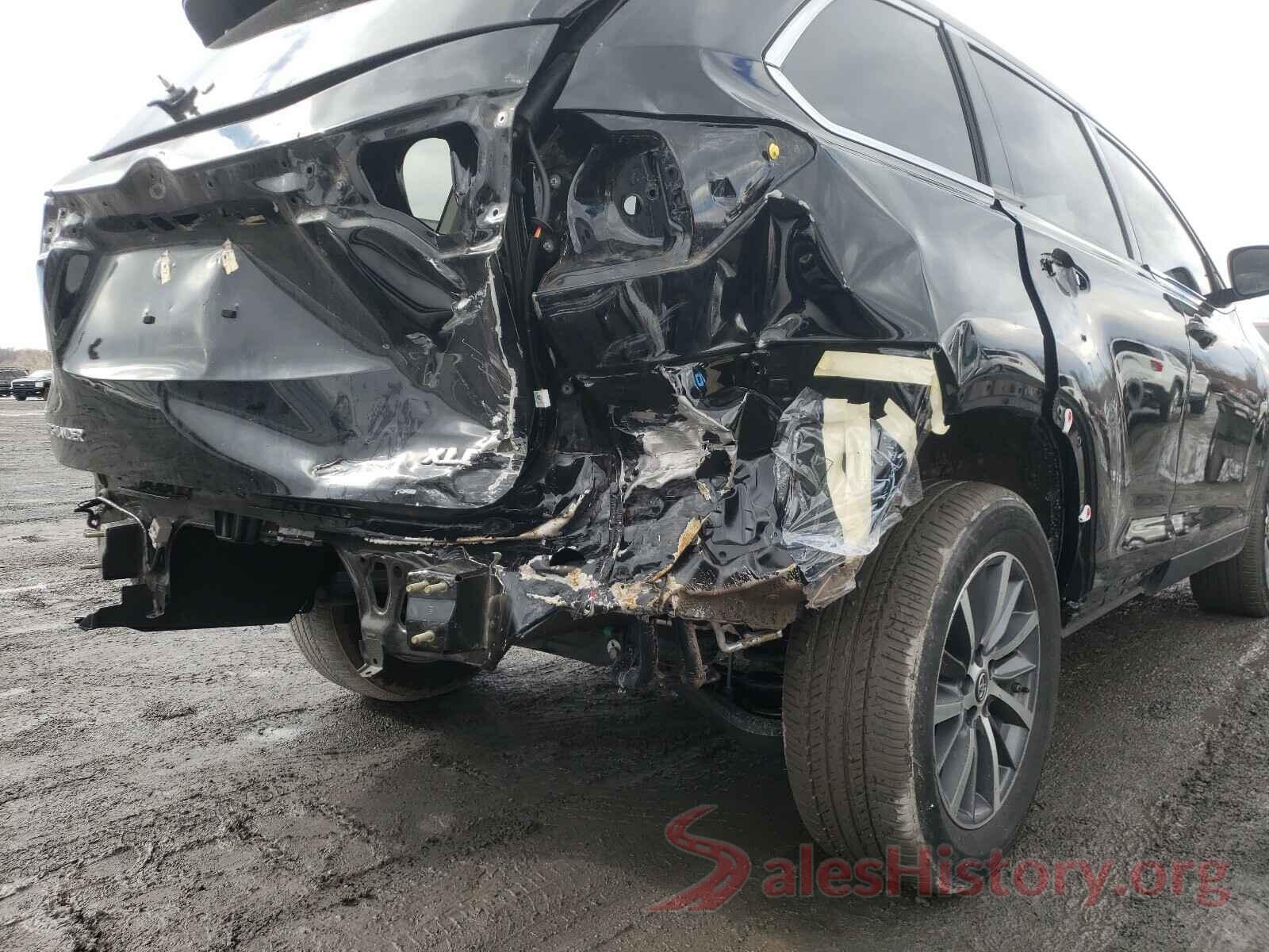 5TDKZRFH8KS319775 2019 TOYOTA HIGHLANDER