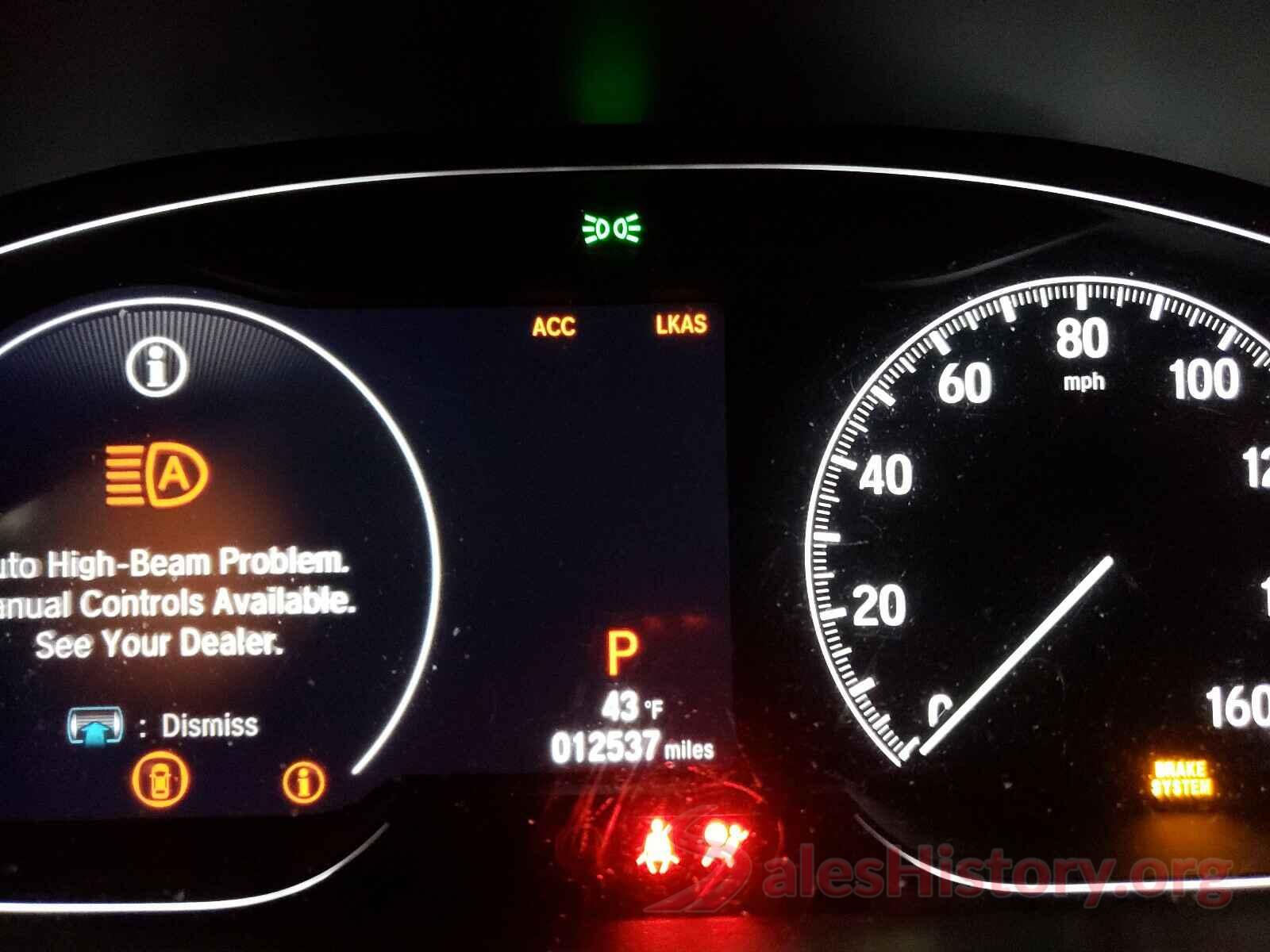 1HGCV1F10KA133618 2019 HONDA ACCORD