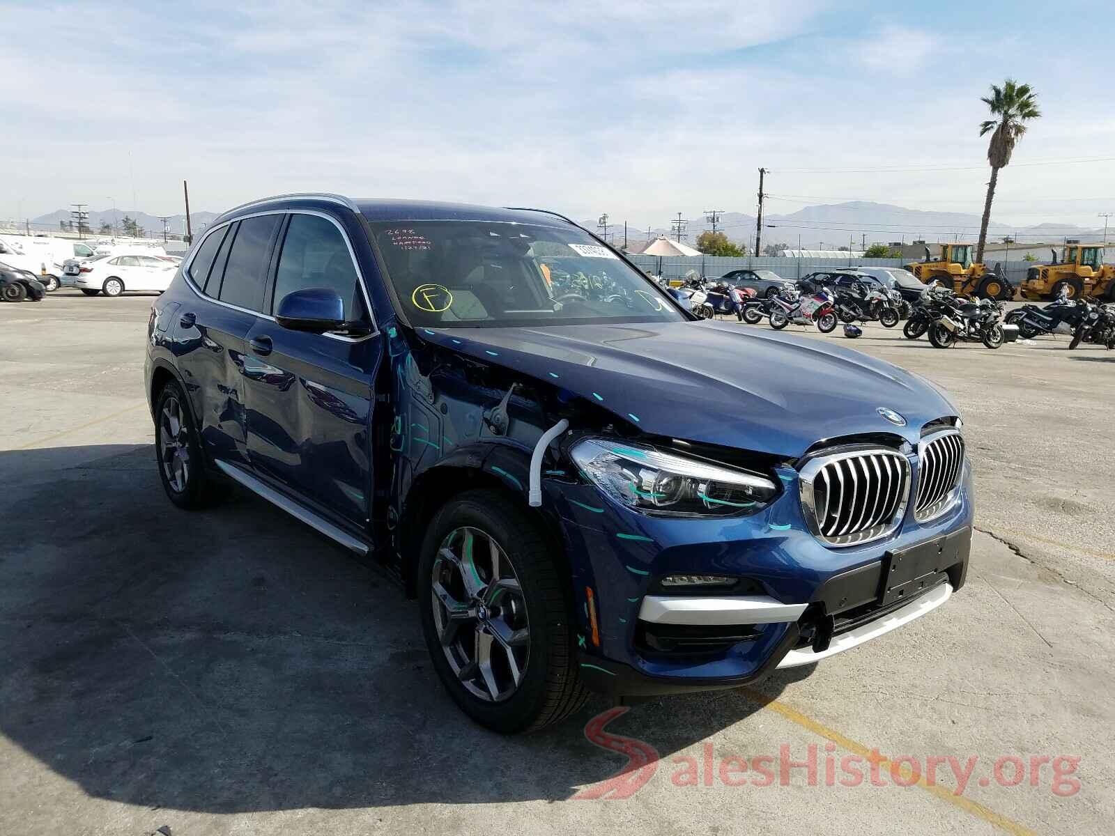 5UXTY3C05M9E33612 2021 BMW X3