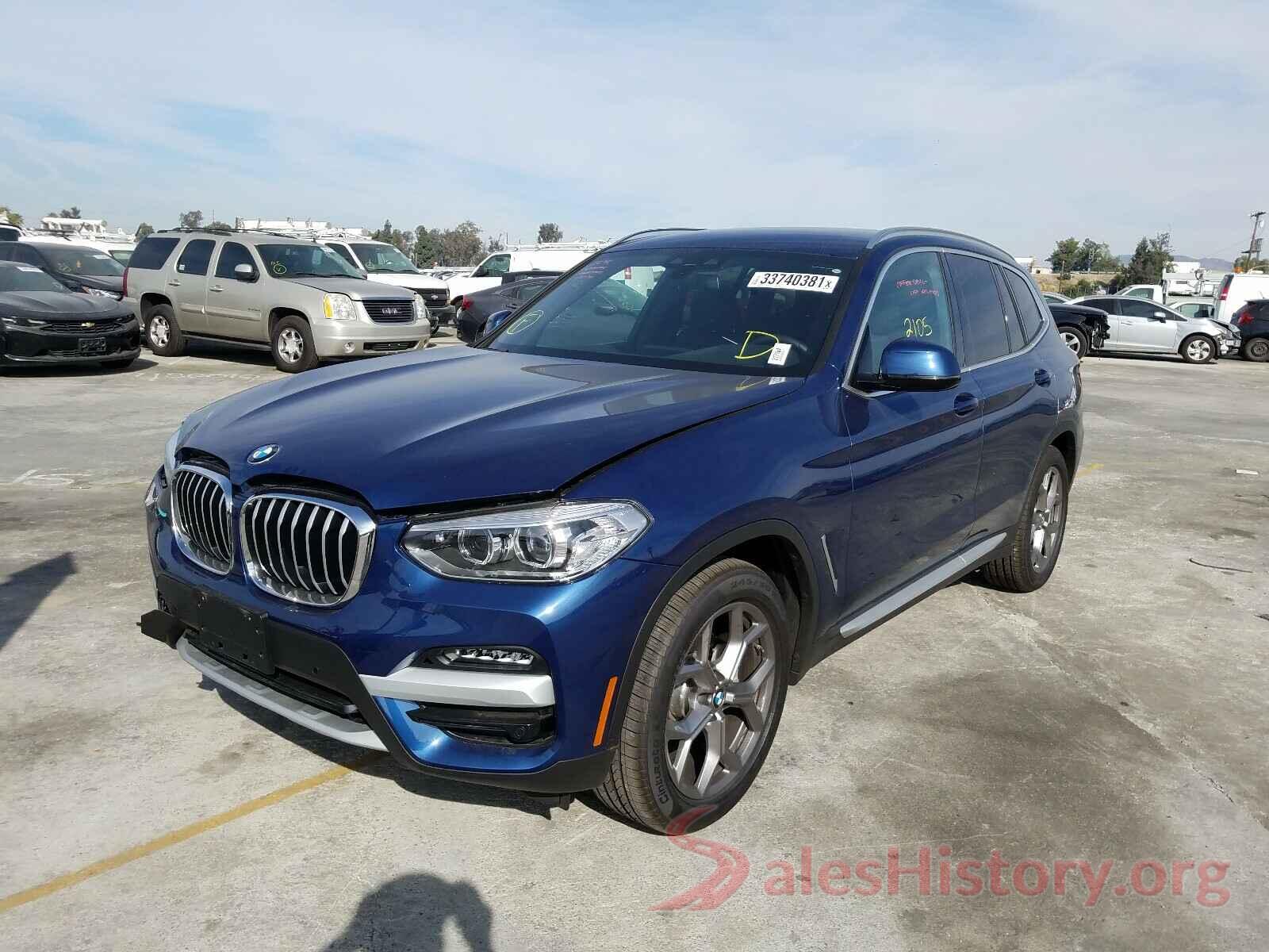 5UXTY3C05M9E33612 2021 BMW X3