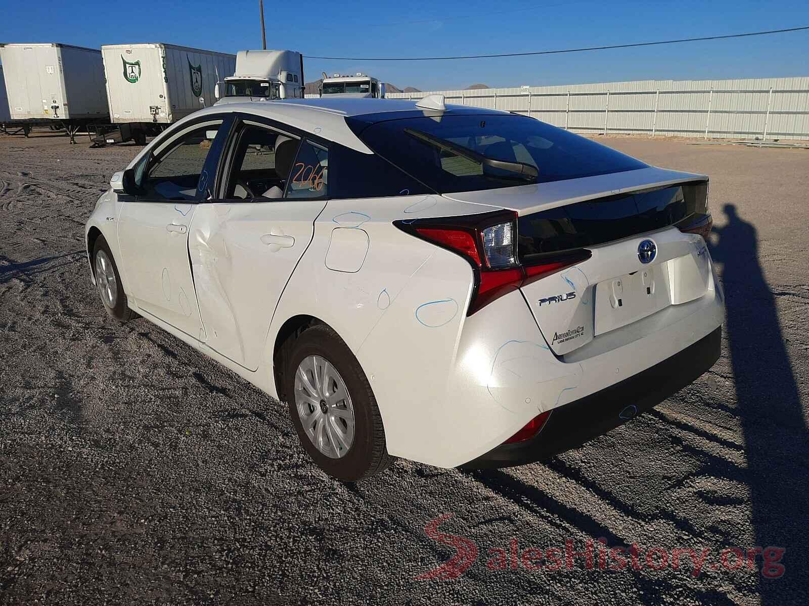 JTDKAMFU8M3131544 2021 TOYOTA PRIUS