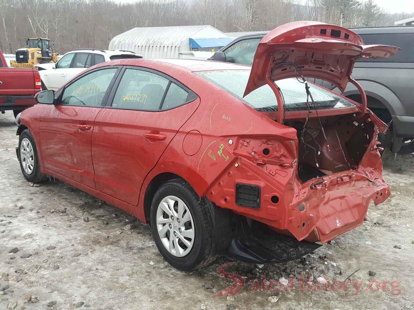 5NPD74LF7JH260551 2018 HYUNDAI ELANTRA