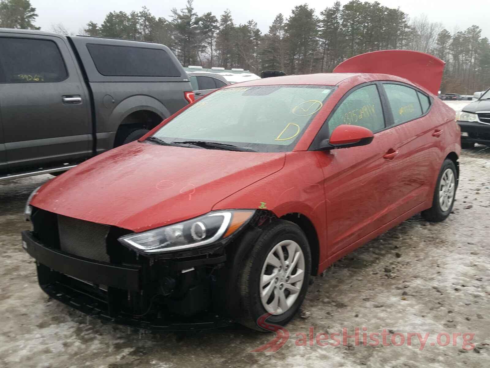 5NPD74LF7JH260551 2018 HYUNDAI ELANTRA