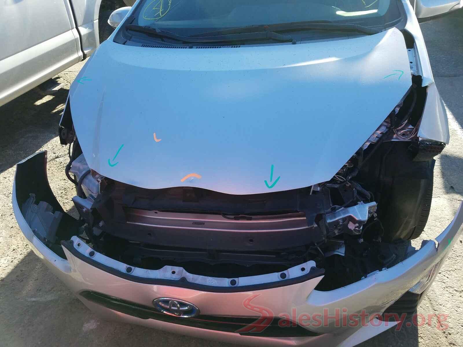 JTDKDTB3XG1126313 2016 TOYOTA PRIUS