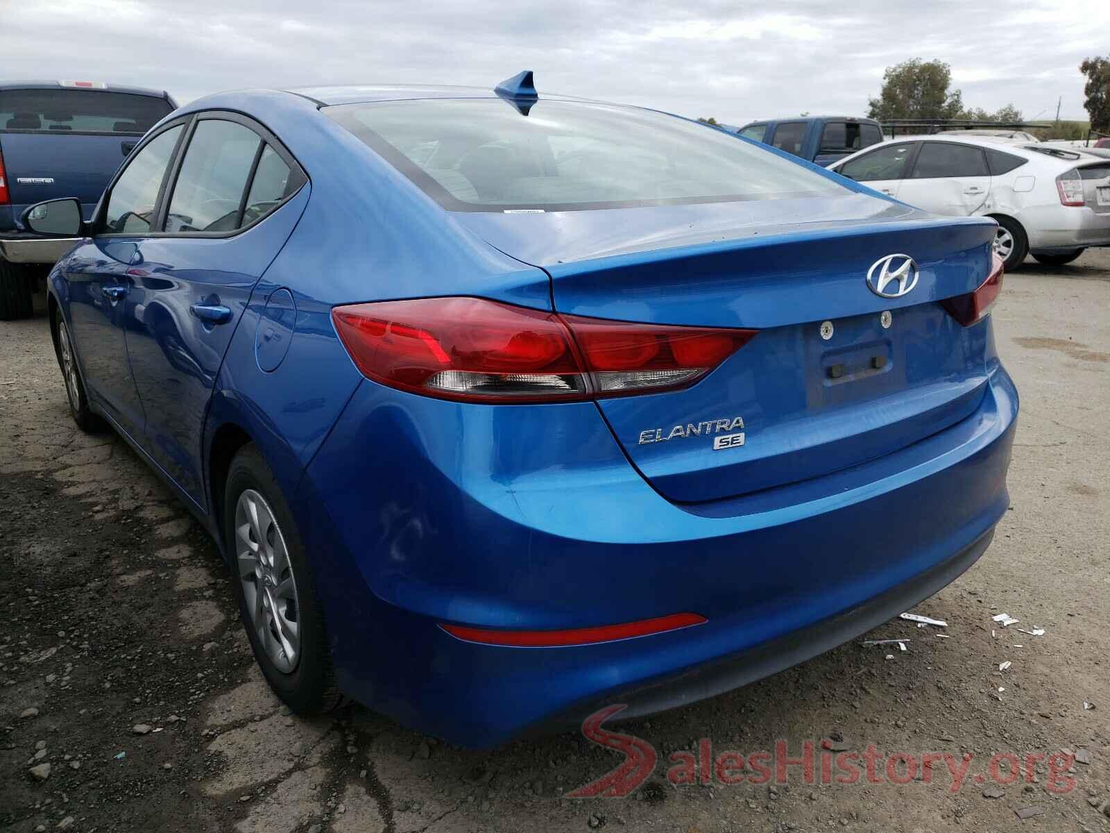 5NPD74LF8HH146200 2017 HYUNDAI ELANTRA