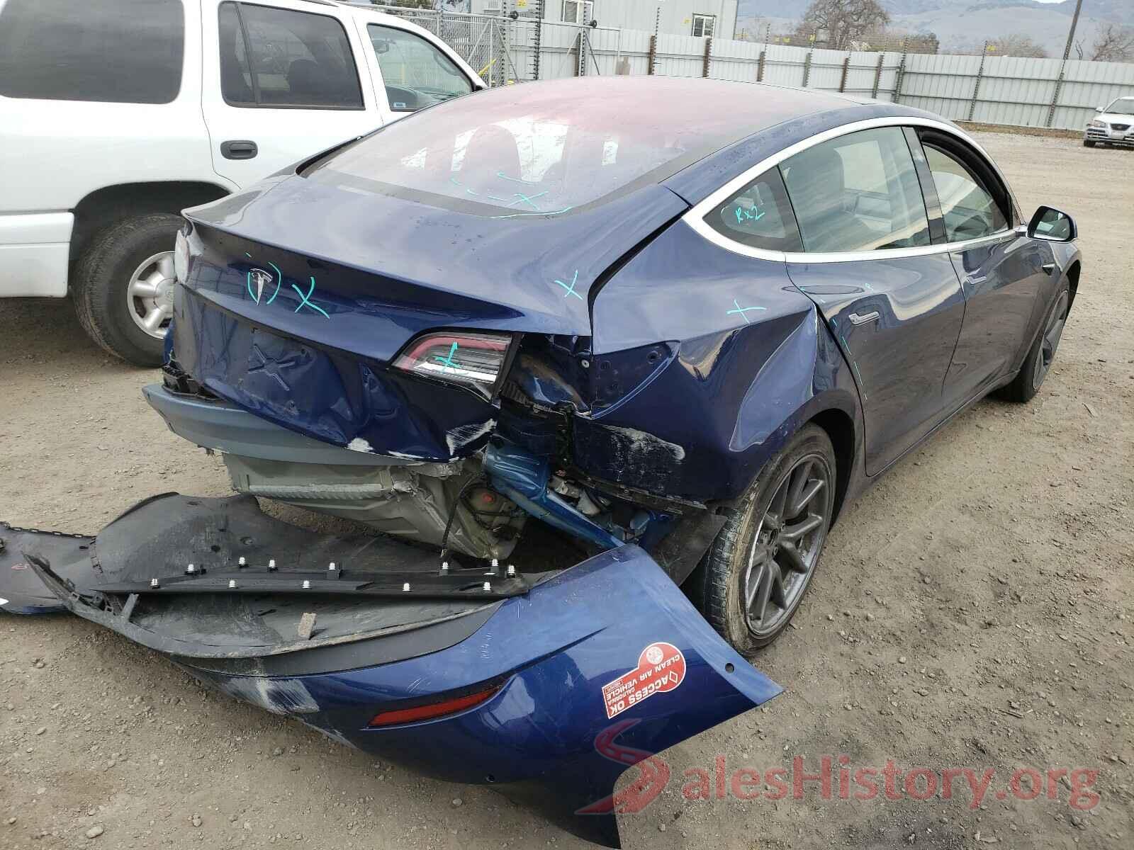 5YJ3E1EA6JF007267 2018 TESLA MODEL 3