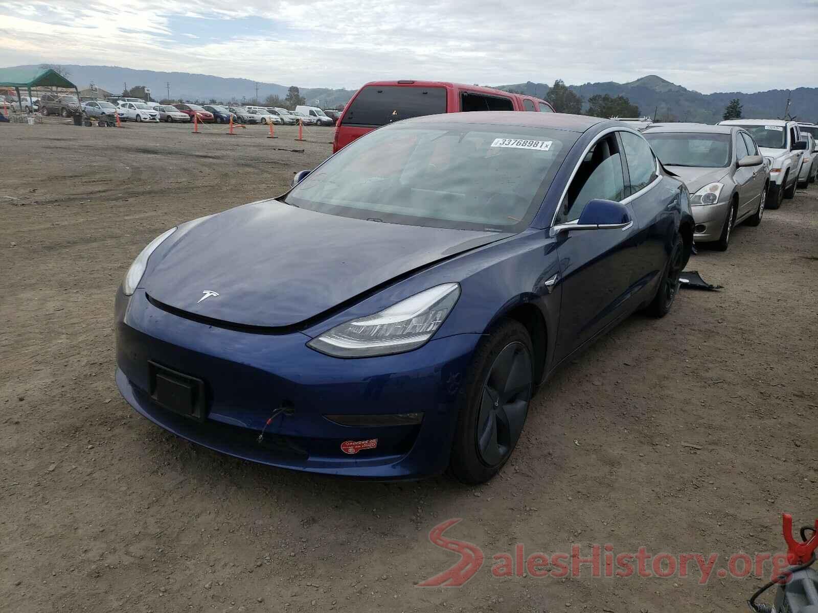 5YJ3E1EA6JF007267 2018 TESLA MODEL 3