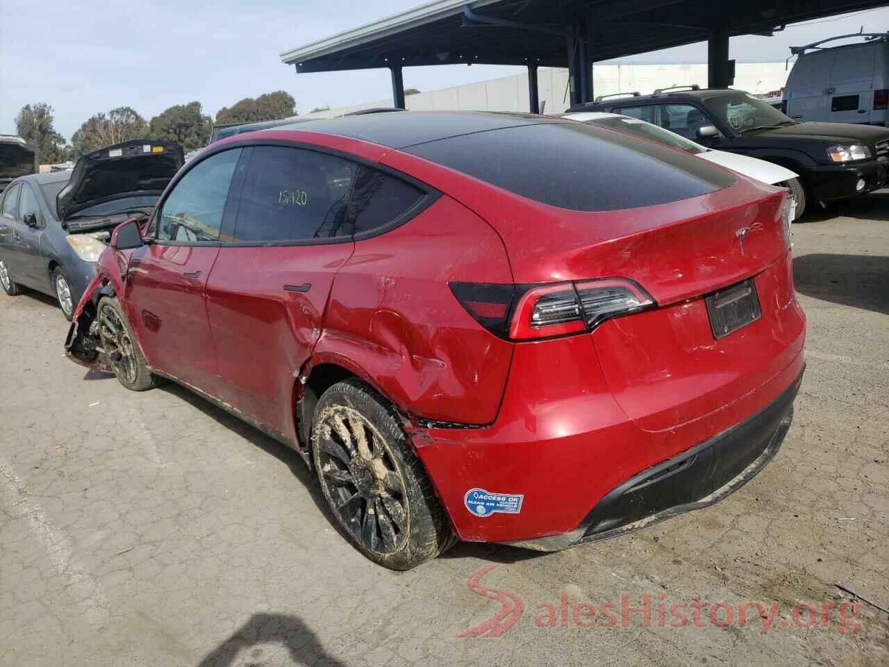 5YJYGDEE2LF059325 2020 TESLA MODEL Y