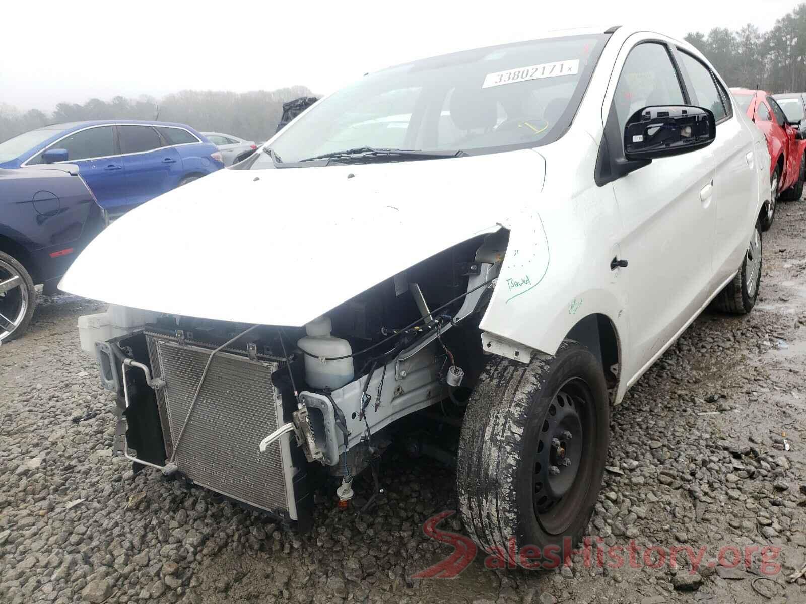 ML32F3FJ1HHF16105 2017 MITSUBISHI MIRAGE